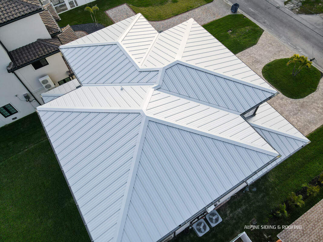 Jasmine Estates metal roofing installation project