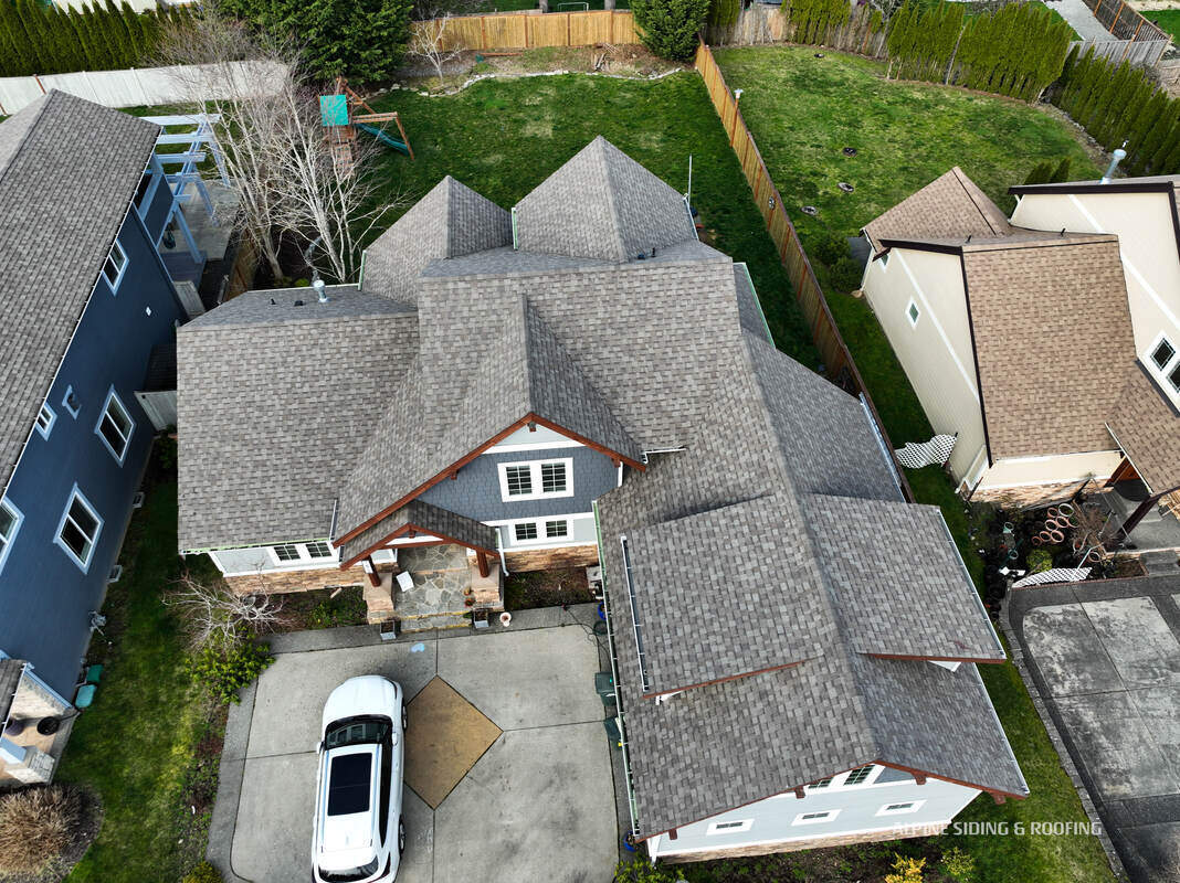 Sea Ranch GAF asphalt shingle roof installation by Alpine Exteriors